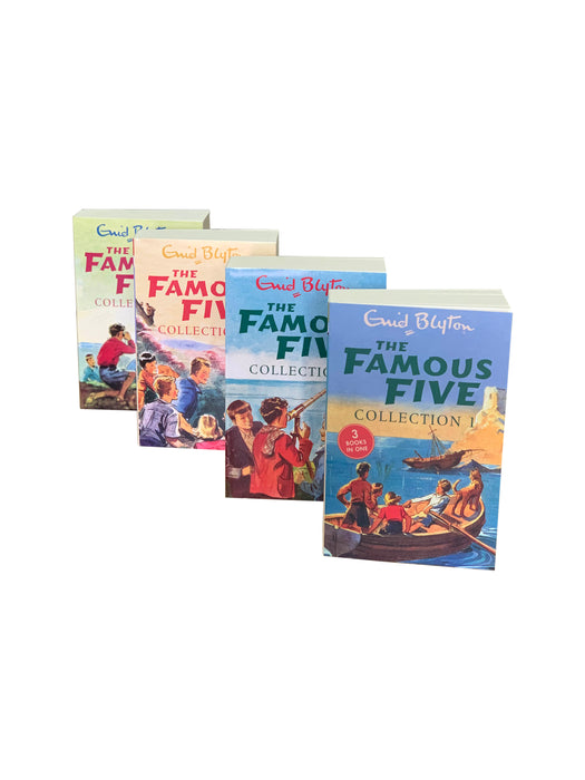 The Famous Five 4 Book 12 Story Collection By Enid Blyton