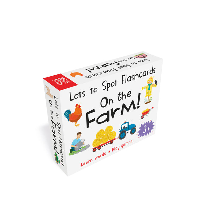 Early Learning EYFS Lots to Spot Flashcards Set, On the go, Home, Farm and Food