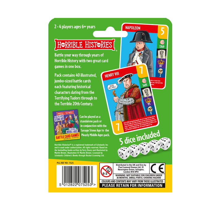 Horrible Histories Tudors Card Game