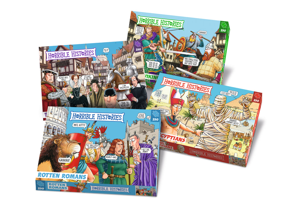 Horrible Histories Terrifying Tudors 250 Piece Puzzle