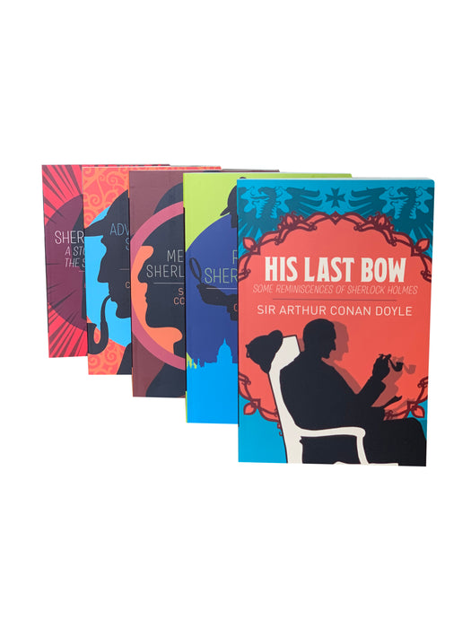 Sherlock Holmes: His Greatest Cases 5 Books Mystery Box Set Collection By Sir Arthur Conan Doyle