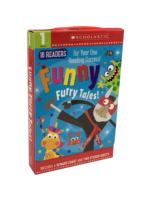 Early Learning Funny Furry Tales For Year one, 16 Readers Book Set