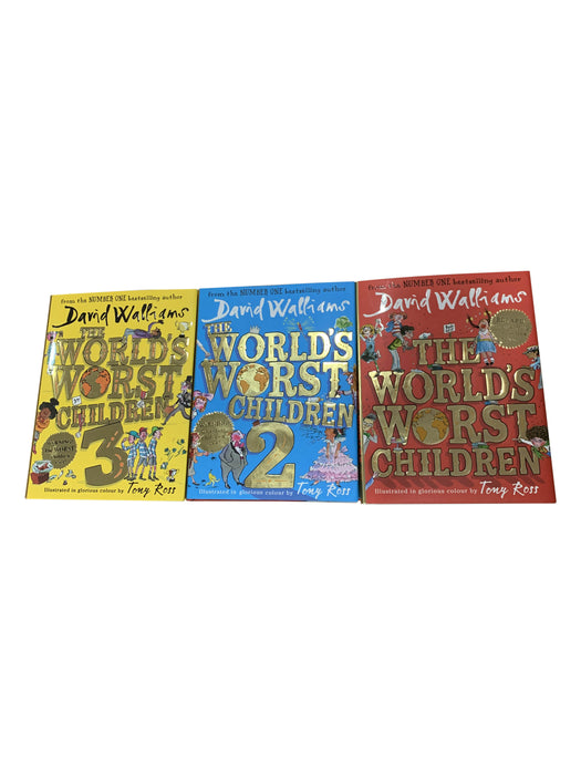 David Walliams: The World’s Worst Children 1, 2 & 3 Collection Set