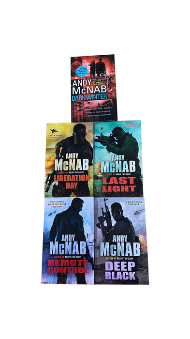 Andy McNab 5 Book Collection Set Inc. Dark Winter, Liberation Day, Deep Black...