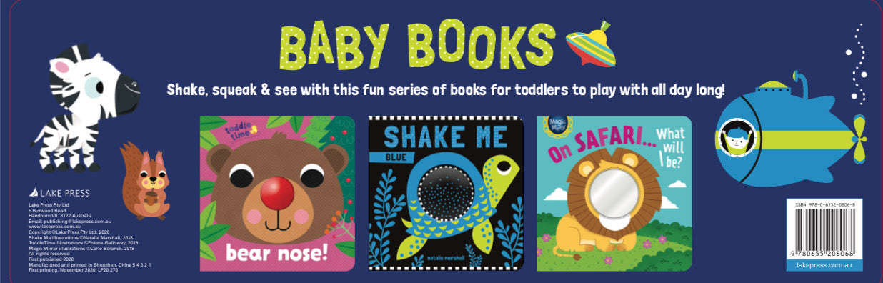 Toddle Time Bear Nose! Series: 3 Book Collection Set