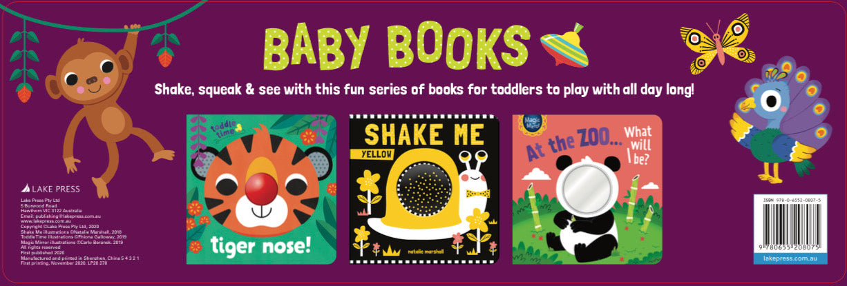 Toddle Time Tiger Nose! Series: 3 Book Collection Set