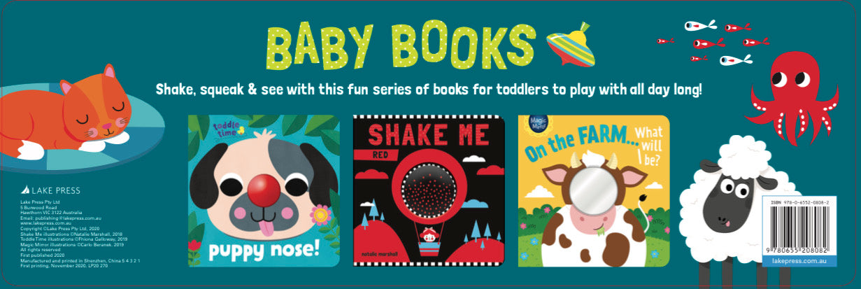 Toddle Time Puppy Nose! Series: 3 Book Collection Set