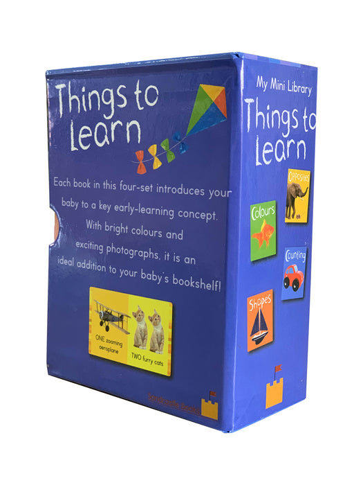 My Mini Library: Things To Learn 4  Board Books Slipcase