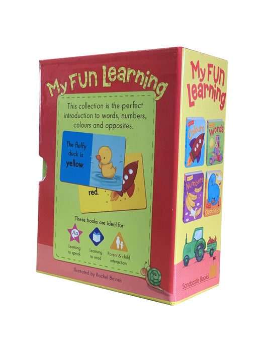 My Fun Learning 4 Board Books Slipcase