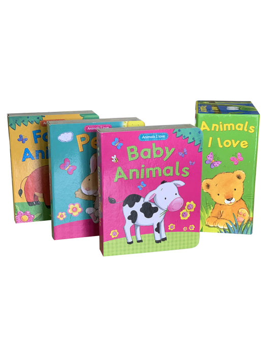 Animals I Love 3 Board Books Slipcase