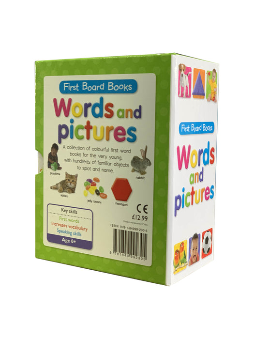 First Board Books Words and Pictures Slipcase