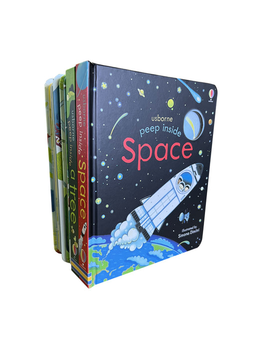 Usborne Peep Inside 4 Book Collection Set