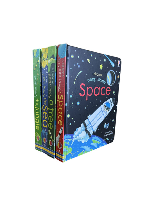 Usborne Peep Inside 4 Book Collection Set