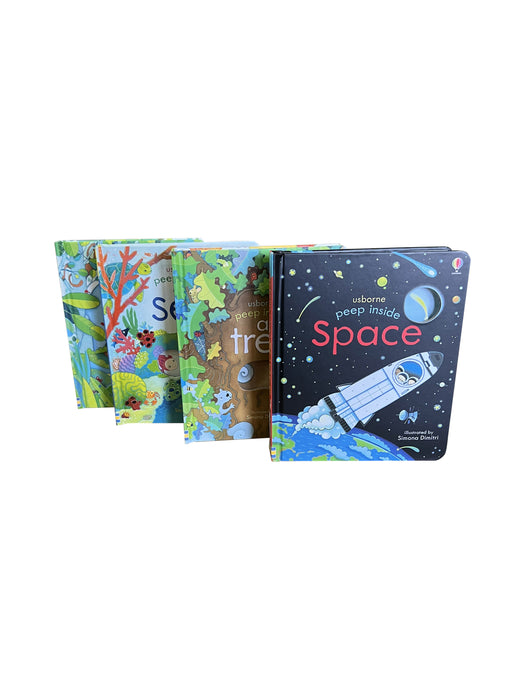 Usborne Peep Inside 4 Book Collection Set