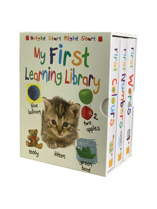 Bright Start Right Start My First Library 3 Board Books Slipcase