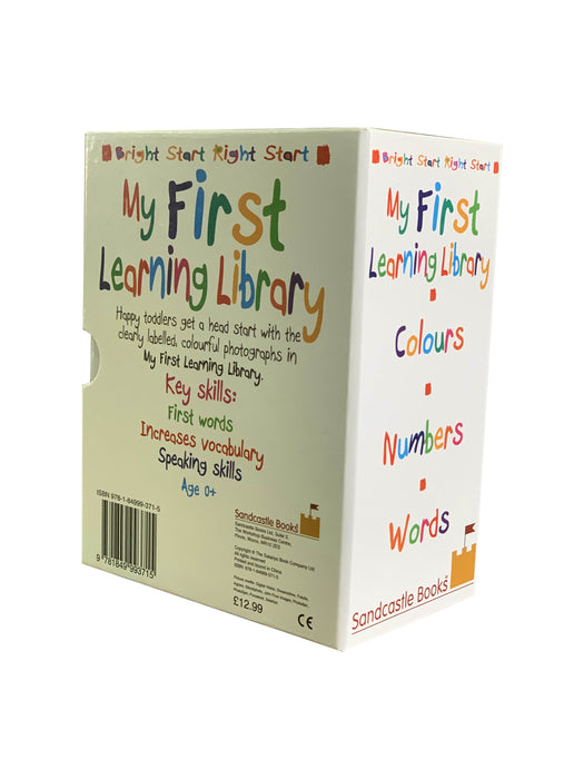 Bright Start Right Start My First Library 3 Board Books Slipcase