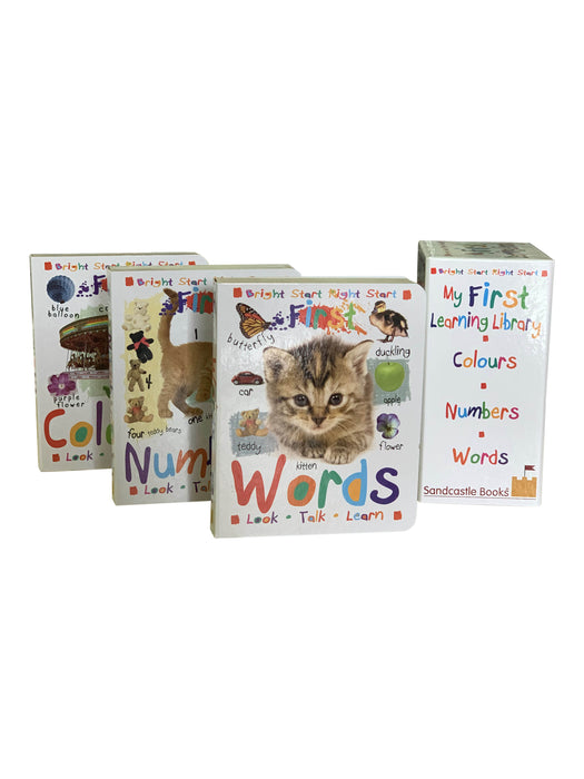 Bright Start Right Start My First Library 3 Board Books Slipcase