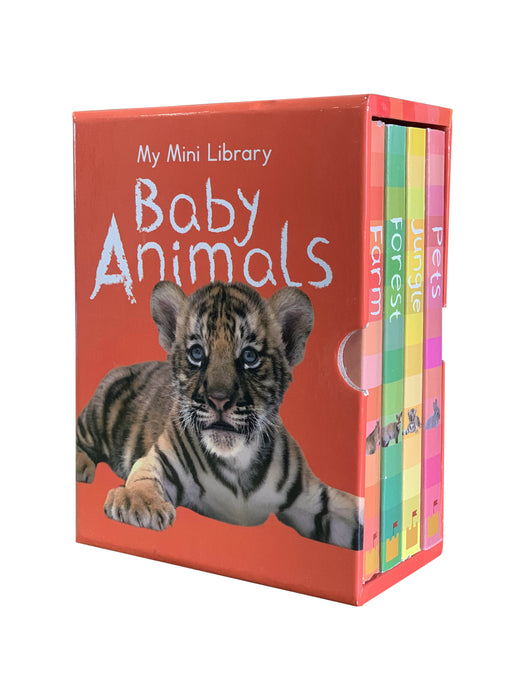 My Mini Library Baby Animals 4 Board Books Slipcase