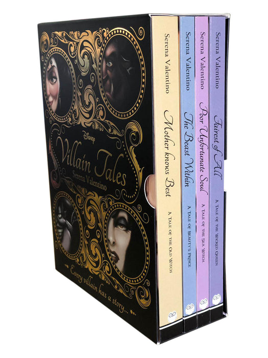 Disney Villain Tales 4 Book Collection Set