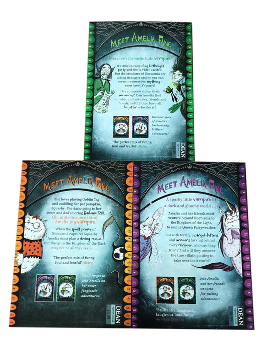 The Amelia Fang Series 3 Book Collection by Laura Ellen Anderson