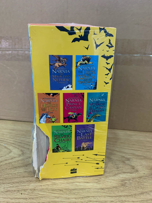 DAMAGED The Chronicles of Narnia 7 Book Box Set By C.S. Lewis DAMAGED