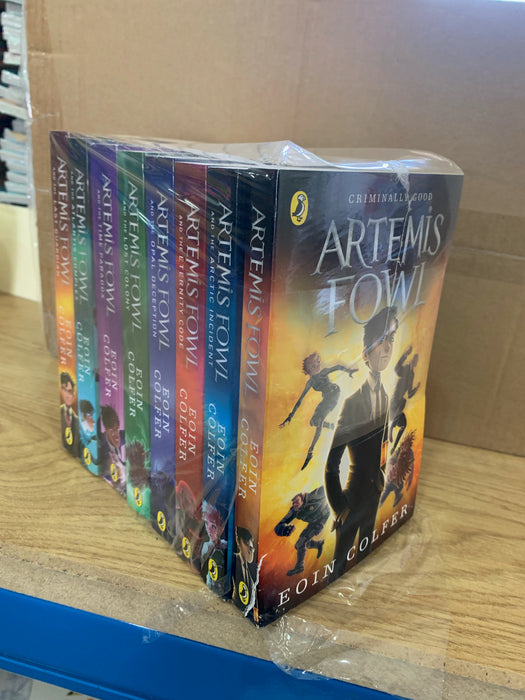 DAMAGED Artemis Fowl Series 8 Book Collection Set by Eoin Colfer DAMAGED