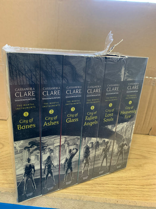 DAMAGED Shadowhunters Series Cassandra Clare 6 Book Set Mortal Instruments Collection DAMAGED