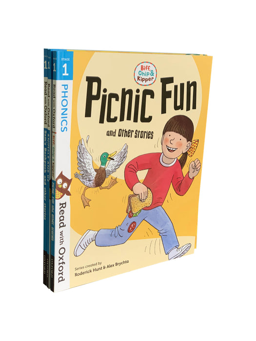 Read with Oxford Stage 1 Biff Chip Kipper 3 Book Reading Pack