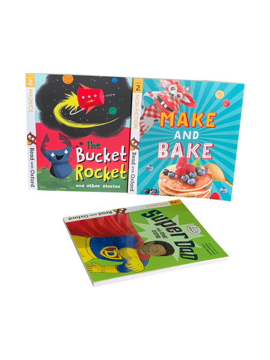 Read with Oxford Stage 2 Biff Chip Kipper 3 Book Reading Pack