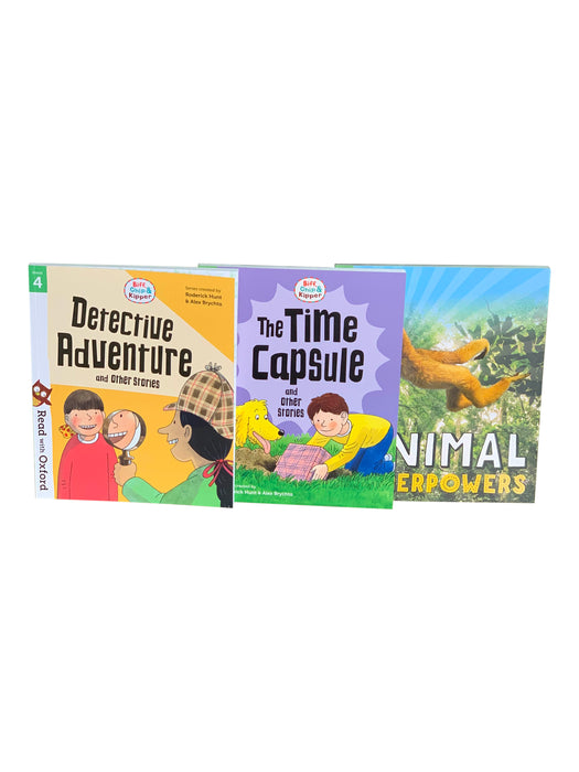 Read with Oxford Stage 4 Biff Chip Kipper 3 Book Reading Pack