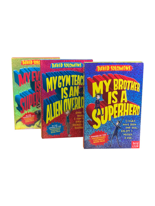 My Brother Is A Superhero Series 3 Book Collection Set By David Solomons