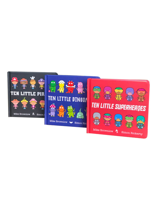 Ten Little Adventures 3 Board Book Collection Set By Mark Brownlow
