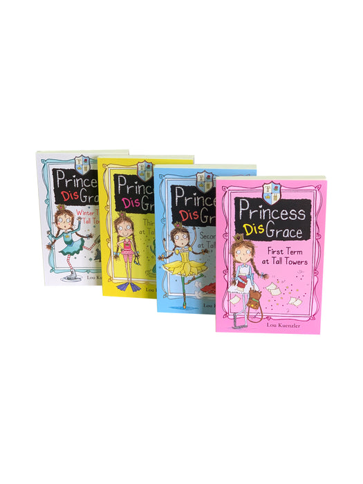 Princess Disgrace 4 Books Collection Set by Lou Kuenzler