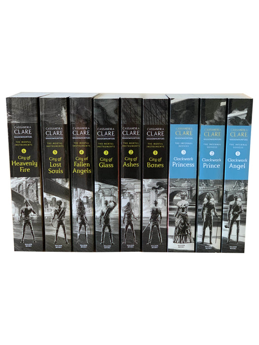 Cassandra Clare Mortal Instruments & Infernal Devices 9 Book Collection