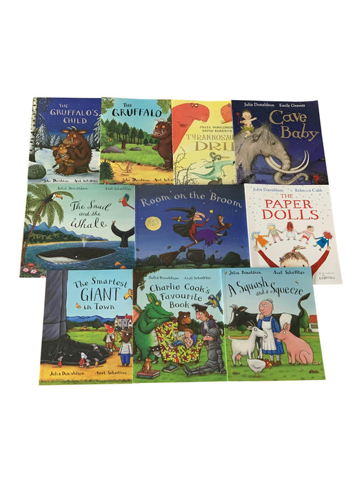 Julia Donaldson 10 Book Collection Set Featuring the Gruffalo