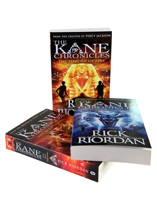 Kane Chronicles 3 Book Paperback Set By Rick Riordan