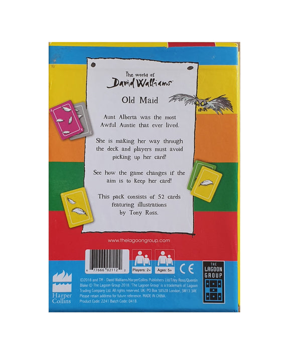 The World of David Walliams Awful Auntie's Old Maid Card Game