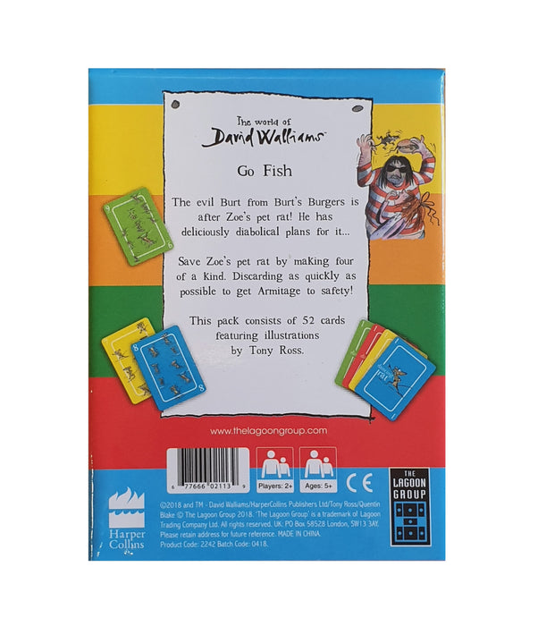 The World of David Walliams Ratburger's Go Fish Card Game