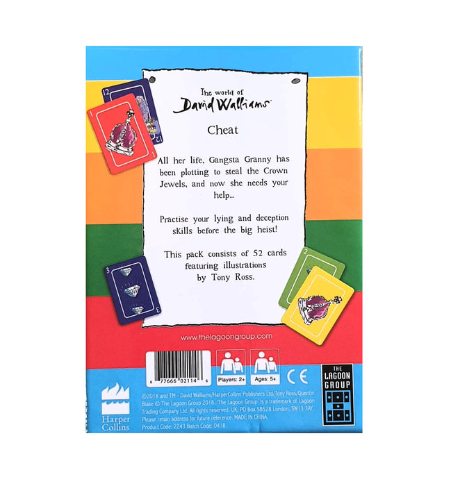 The World of David Walliams Gangsta Granny's Cheat Card Game