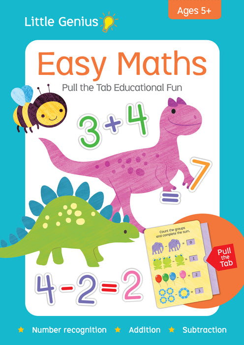 Little Genius Easy Maths Pull the Tab Flashcards