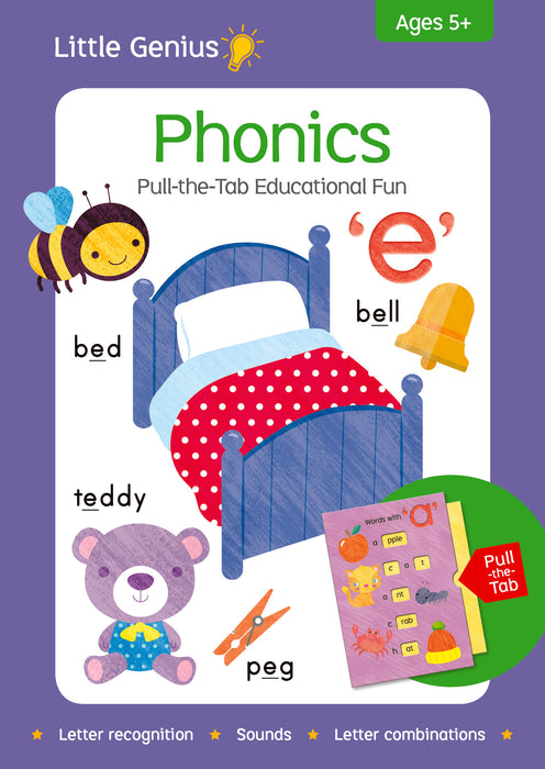 Little Genius Phonics Pull the Tab Flashcards