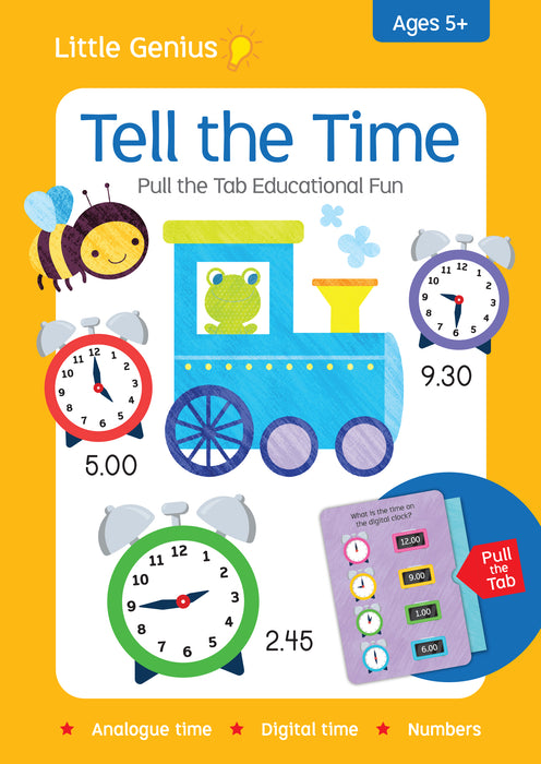 Little Genius Tell the Time Pull the Tab Flashcards