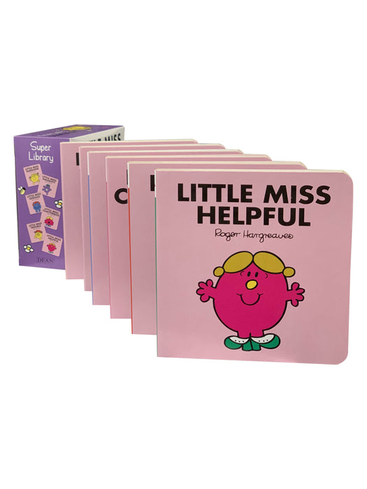Little Miss 6 Books Super Library By Roger Hargreaves