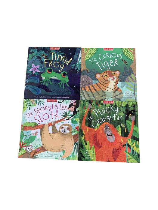 Early Learning Miles Kelly Rainforest Tales 4 Book Collection Pack