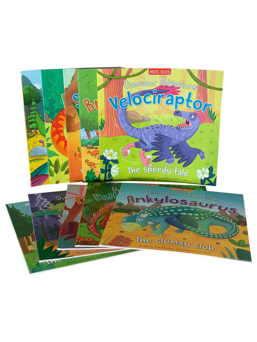 Early Learning Dinosaur Adventures 10 Book Collection by Miles Kelly