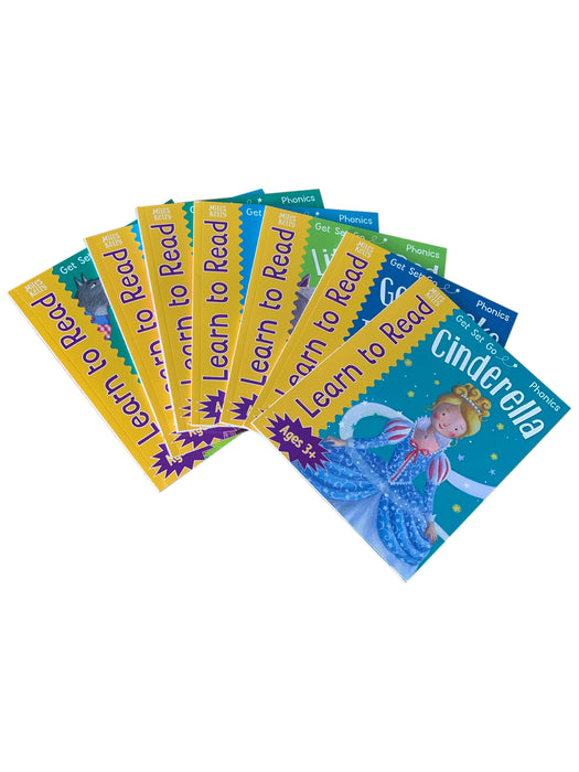 Get Set Go: Miles Kelly Learn To Read Phonics 8 Book Collection