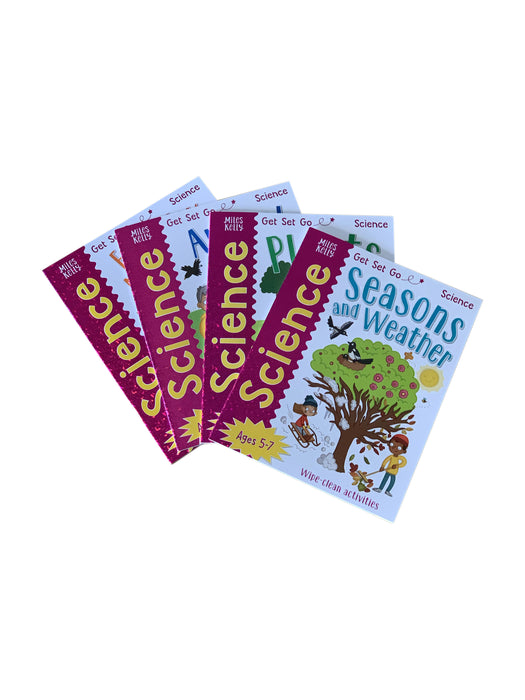 Early Learning Miles Kelly Get Set Go: Science 4 Book Collection Set