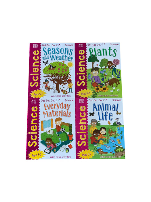 Early Learning Miles Kelly Get Set Go: Science 4 Book Collection Set