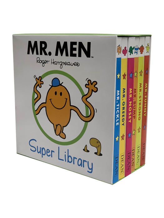 Mr Men 6 Books Super Library By Roger Hargreaves