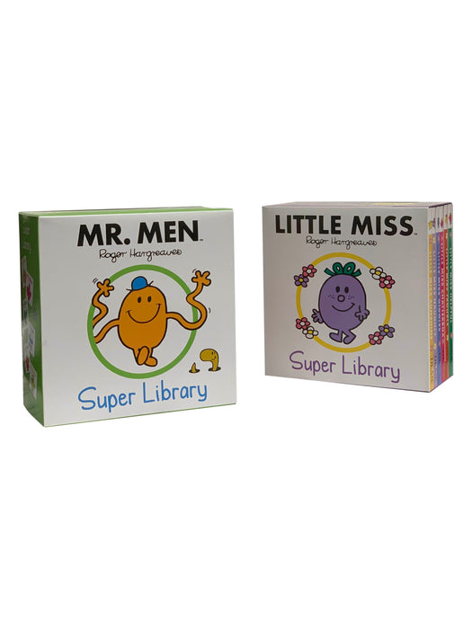 Mr Men & Little Miss 12 Books Super Library By Roger Hargreaves